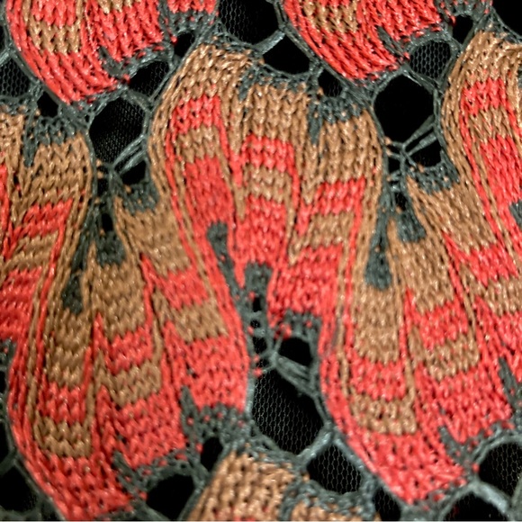 Maje Royani Fit & Flare Bonded Lace Dress - Size 3 - Picture 8 of 12